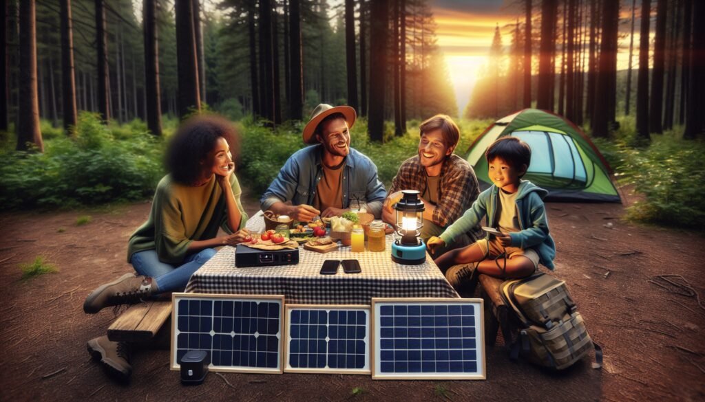 kits solares portátiles para camping