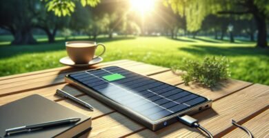 cargador solar para móviles iPhone