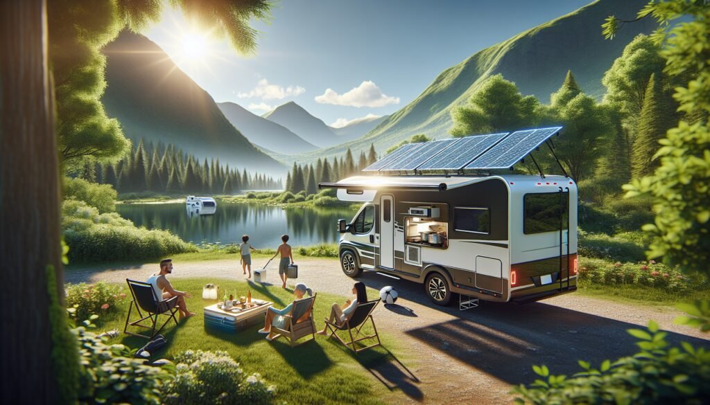 kit panel solar flexible camper