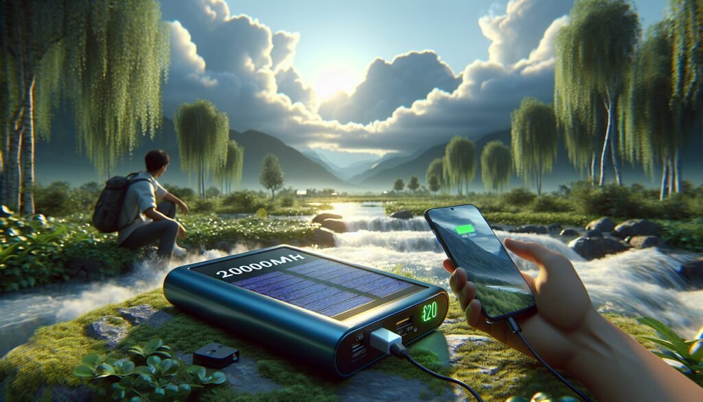 cargador solar 20000mAh