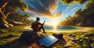 cargadores portátiles solares para celular