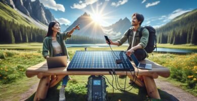 cargadores solares para móviles y portátiles