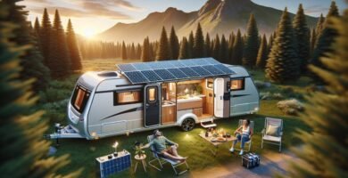 Kit solar para caravanas 280w con placas flexibles